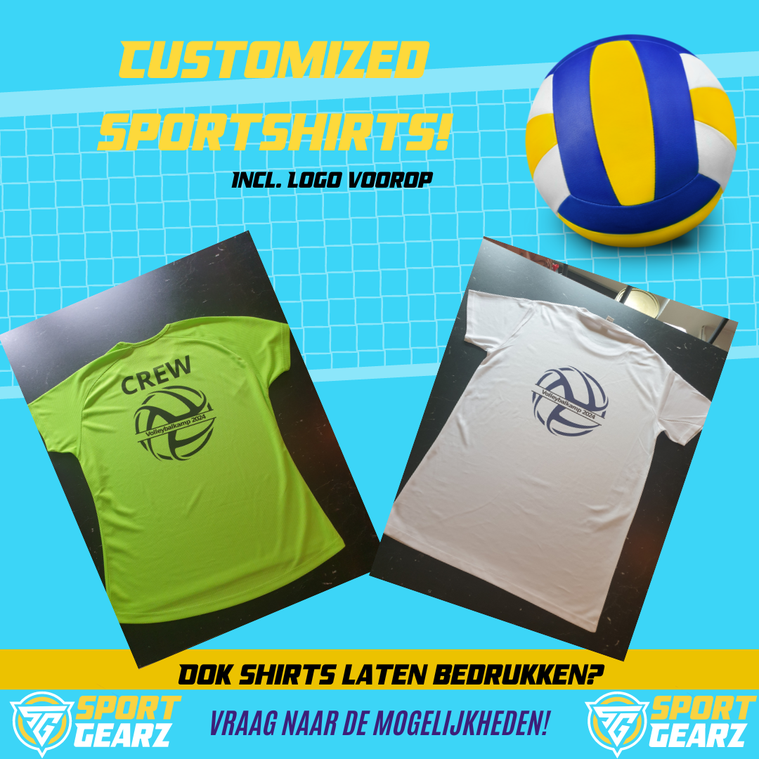 gepersonaliseerde shirts bij SportGearz